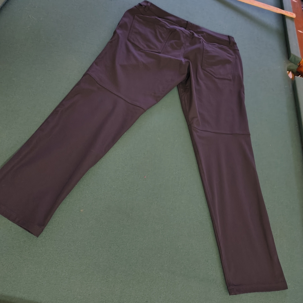 lululemon abc classic pant black warpstreme 34x30